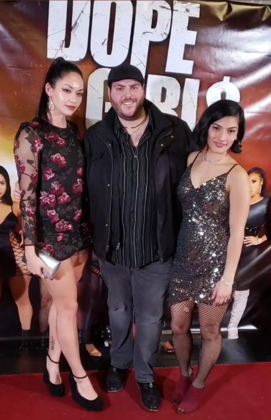 Dope Girls Film Premiere Cast on Red Carpet Pratigya Paudel, Angelo Molinari, Eva Lin Feindt