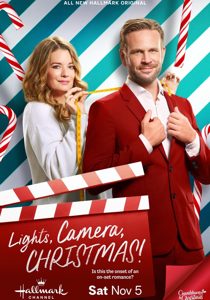 John Brotherton and Kimberley Sustad in Lights, Camera, Christmas! (2022)