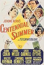 Constance Bennett, Walter Brennan, Linda Darnell, Jeanne Crain, William Eythe, Dorothy Gish, and Cornel Wilde in Centennial Summer (1946)