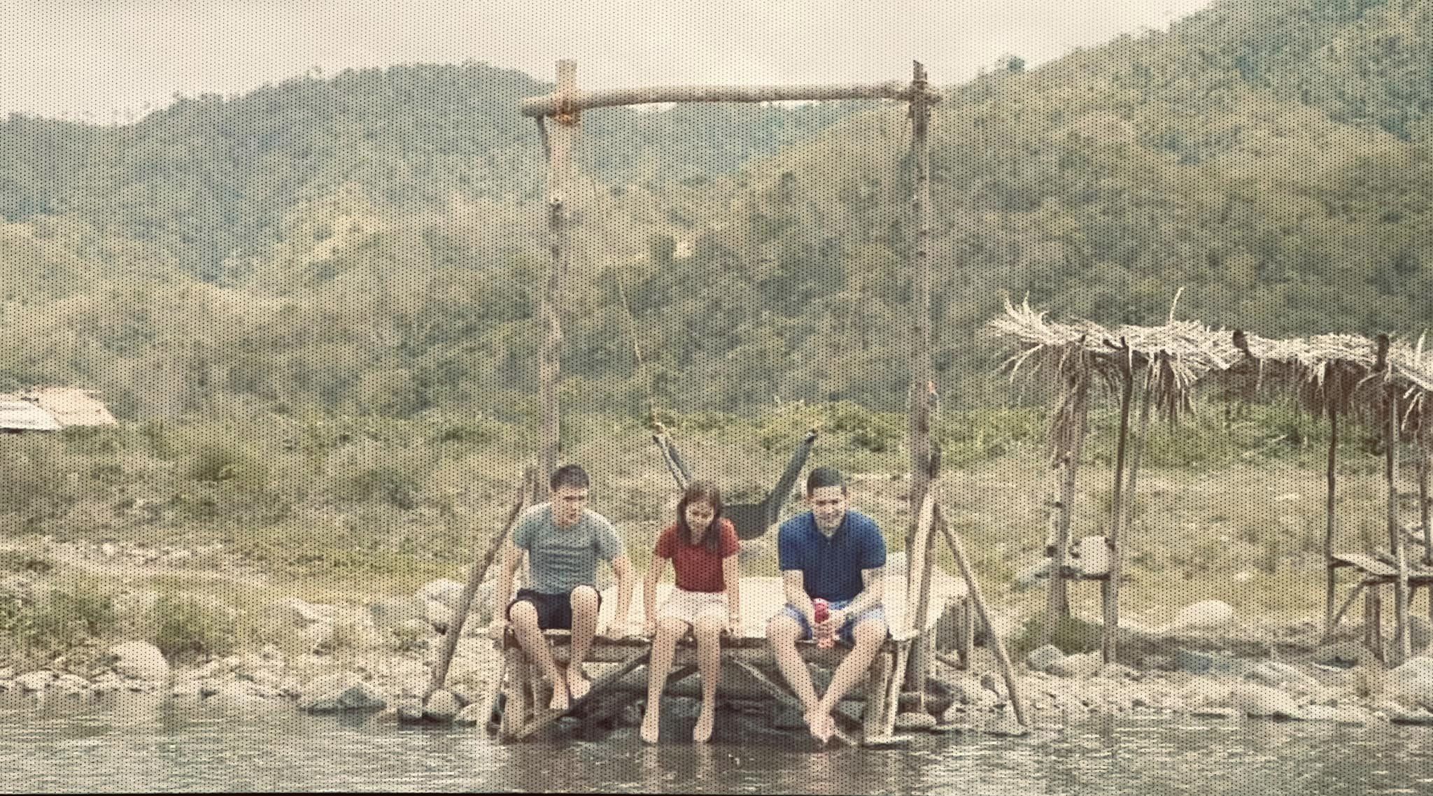 Paolo Contis, Patrick Garcia, and Kaye Abad in A Journey (2024)