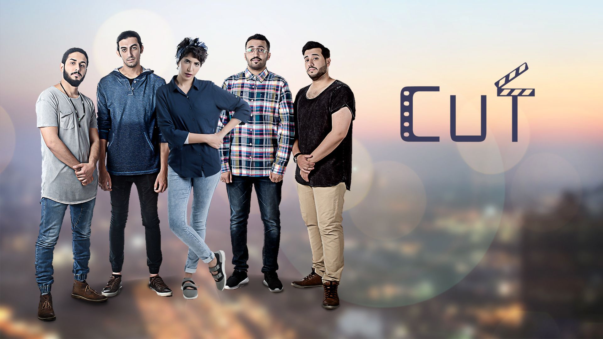 Osamah Salih, Fahad Albutairi, Yousef Aldakheel, Mohammed Sef, and Norah Al Anbar in Cut (2017)