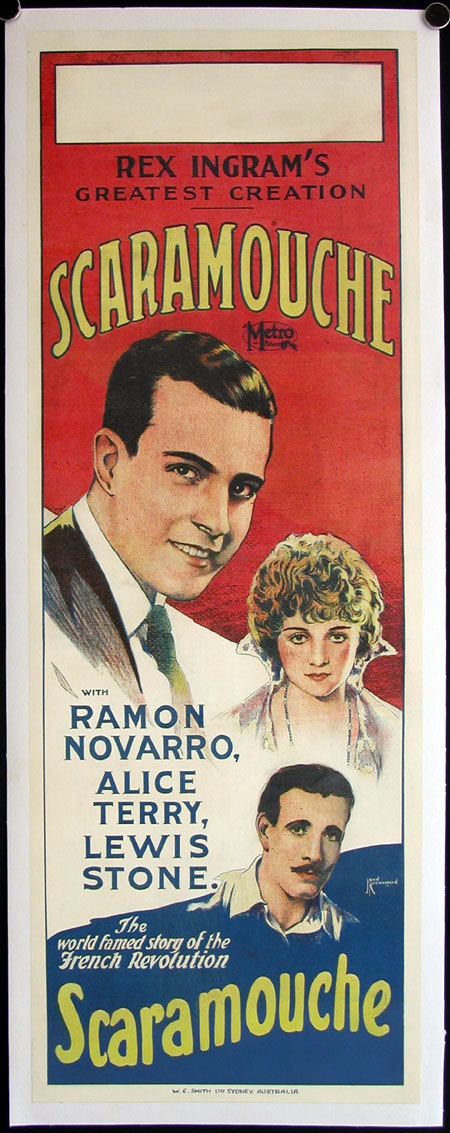 Rex Ingram, Ramon Novarro, and Alice Terry in Scaramouche (1923)