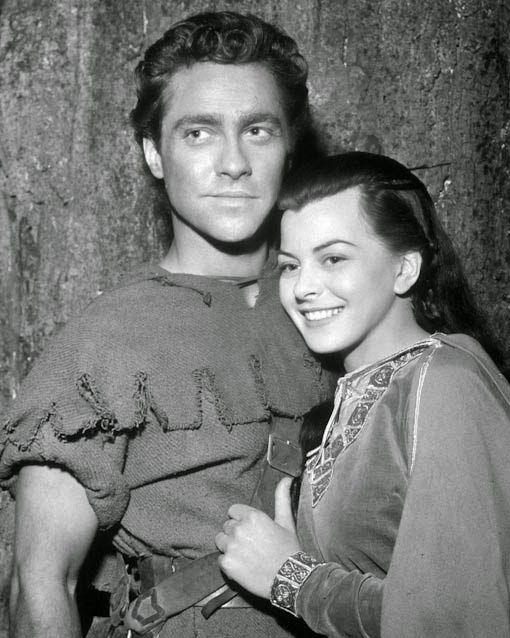 Joan Rice and Richard Todd in The Story of Robin Hood and His Merrie Men (1952)