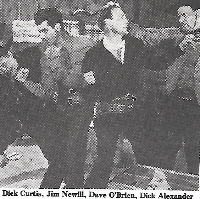 Richard Alexander, Dick Curtis, James Newill, and Dave O'Brien in Spook Town (1944)