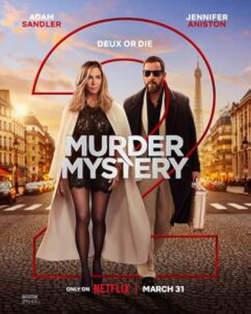 Jennifer Aniston and Adam Sandler in Murder Mystery 2 (2023)