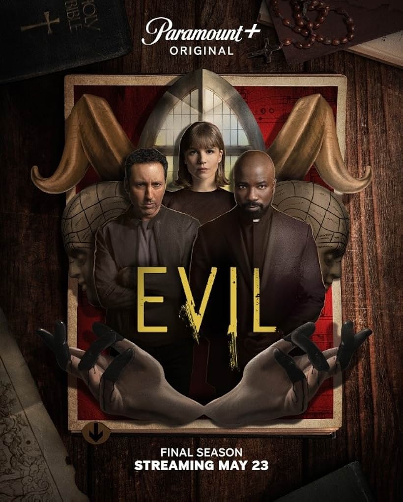 Aasif Mandvi, Katja Herbers, and Mike Colter in Evil (2019)