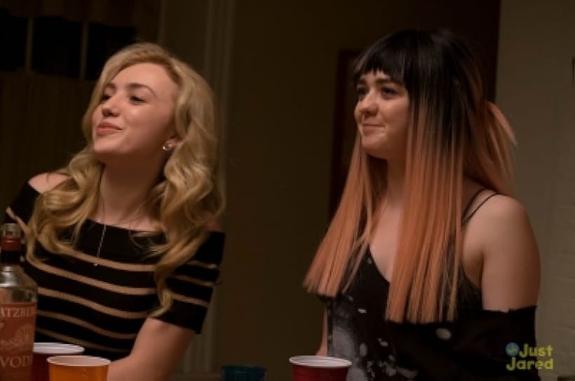 Peyton List and Maisie Williams in Then Came You (2018)