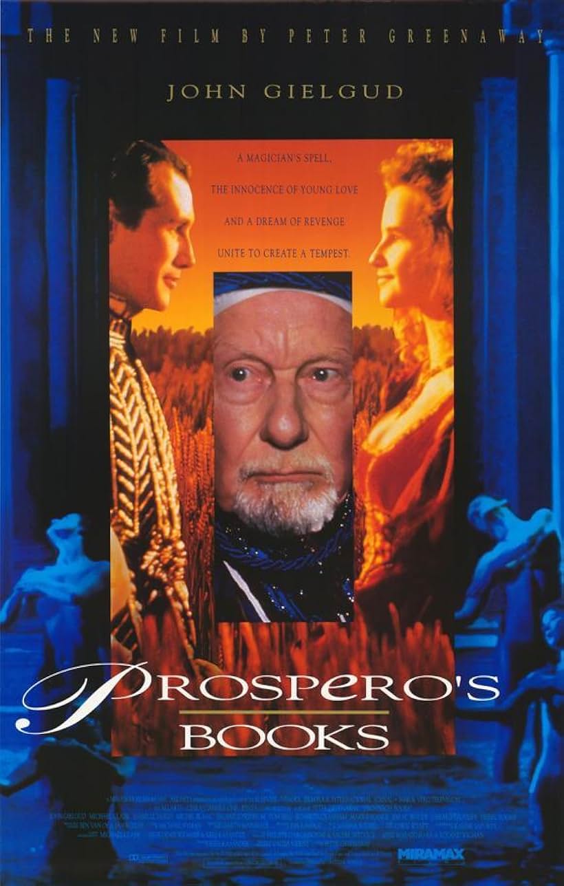 John Gielgud, Isabelle Pasco, Mark Rylance, and Michael Clark in Prospero's Books (1991)