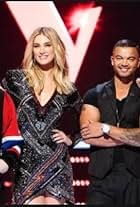 Boy George, Kelly Rowland, Delta Goodrem, and Guy Sebastian in Blind Auditions 1 (2019)