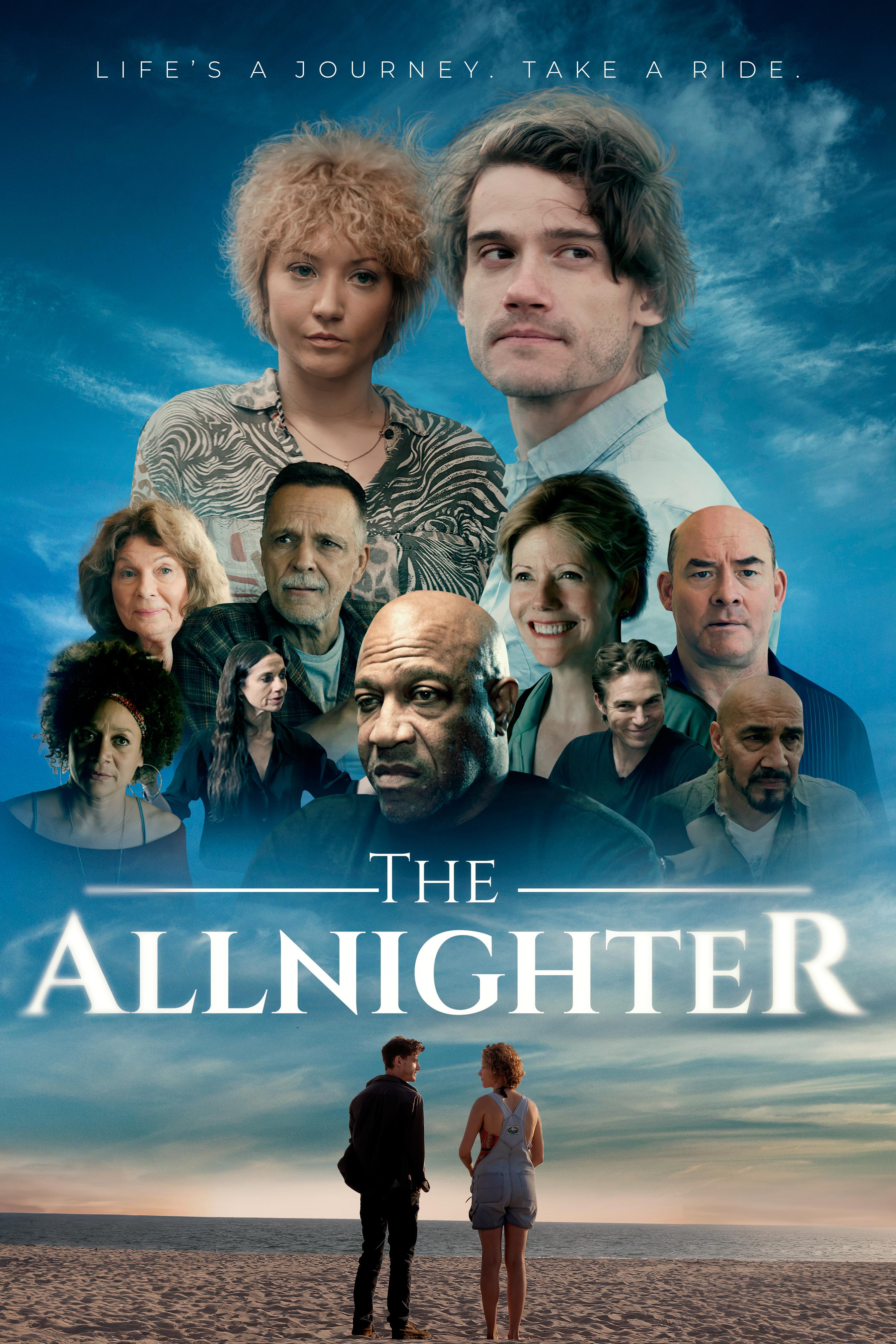 Justine Bateman, Sylva Kelegian, David Koechner, James Russo, Owen Beckman, and Gretchen Lodge in The Allnighter (2023)