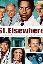 Denzel Washington, Ed Begley Jr., David Morse, Howie Mandel, Cynthia Sikes, Ellen Bry, William Daniels, and Ed Flanders in St. Elsewhere (1982)