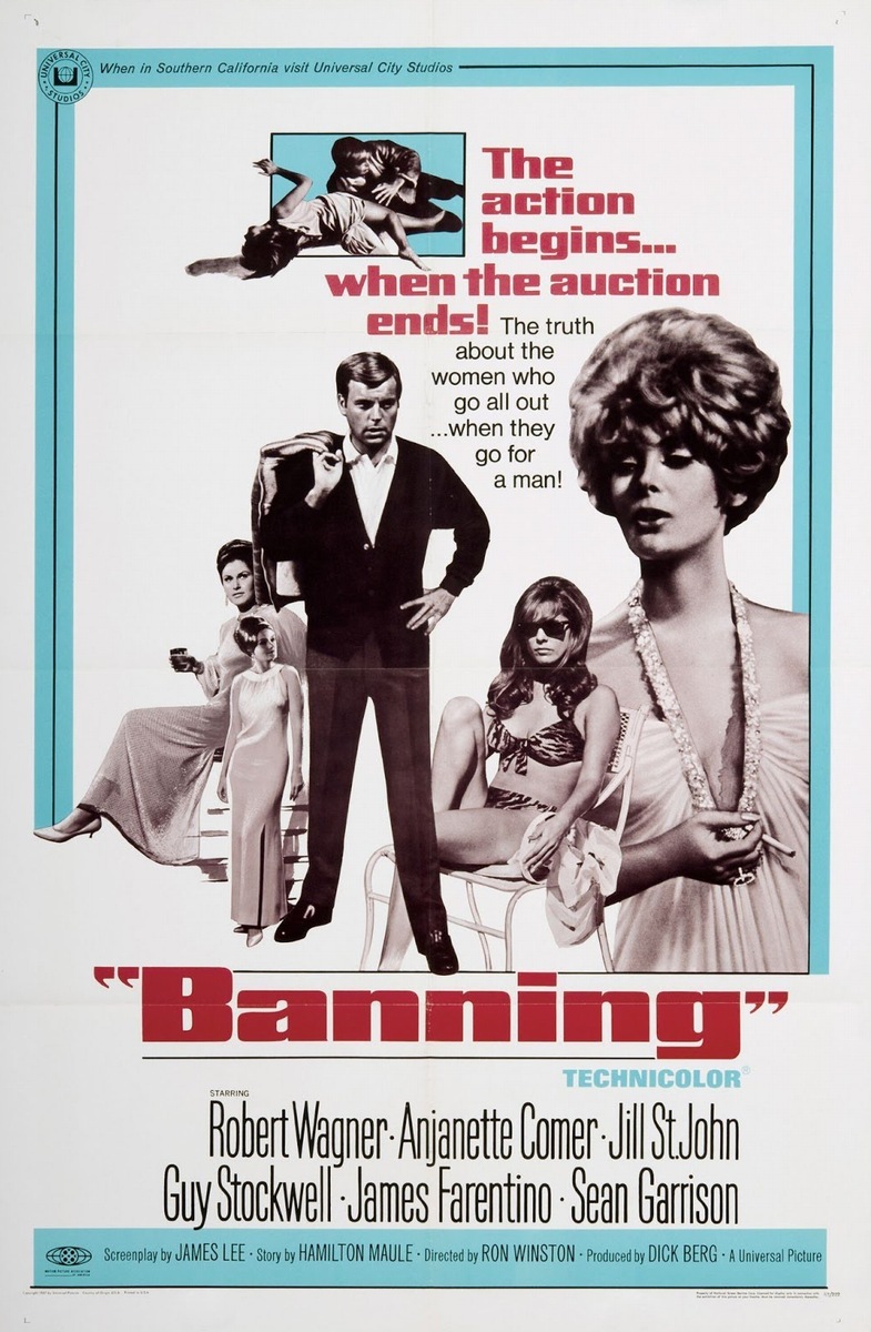 Jill St. John, Robert Wagner, Susan Clark, and Anjanette Comer in Banning (1967)