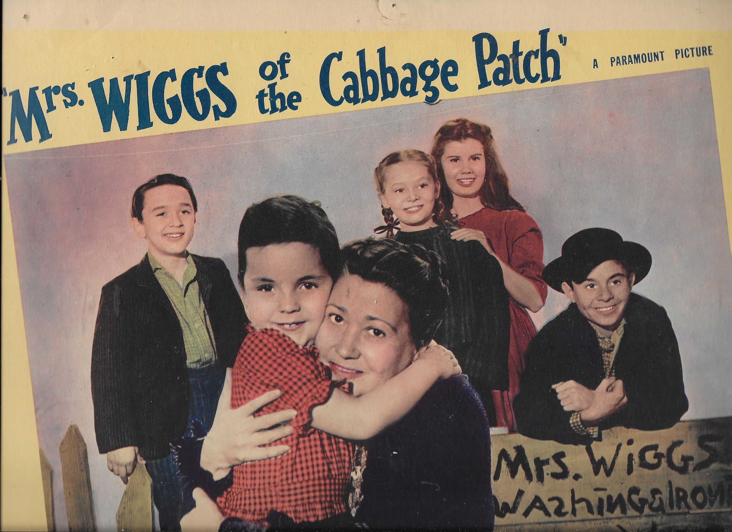 Fay Bainter, Betty Brewer, Billy Lee, Carolyn Lee, Carl 'Alfalfa' Switzer, and Joyce Arleen in Mrs. Wiggs of the Cabbage Patch (1942)