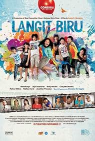 Patton Otlivio Latupeirissa, Nathanael Carol, Jeje Soekarno, Natalie Zenn, Cody Mcclendon, Annisa Pinandita, Brandon De Angelo, and Jonathan Prasetyo in Langit Biru (2011)