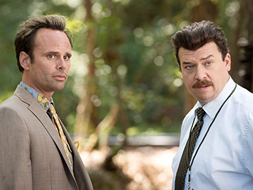 Walton Goggins and Danny McBride in Vice Principals (2016)