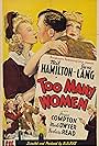 Joyce Compton, Neil Hamilton, June Lang, and Barbara Read in Too Many Women (1942)