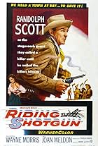 Randolph Scott and Joan Weldon in Riding Shotgun (1954)