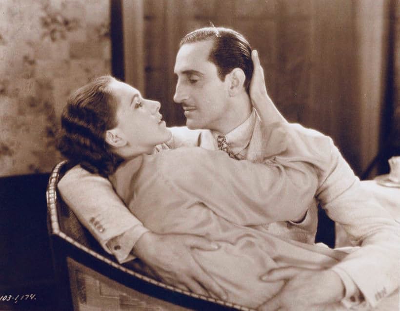 Basil Rathbone and Rose Hobart in A Lady Surrenders (1930)