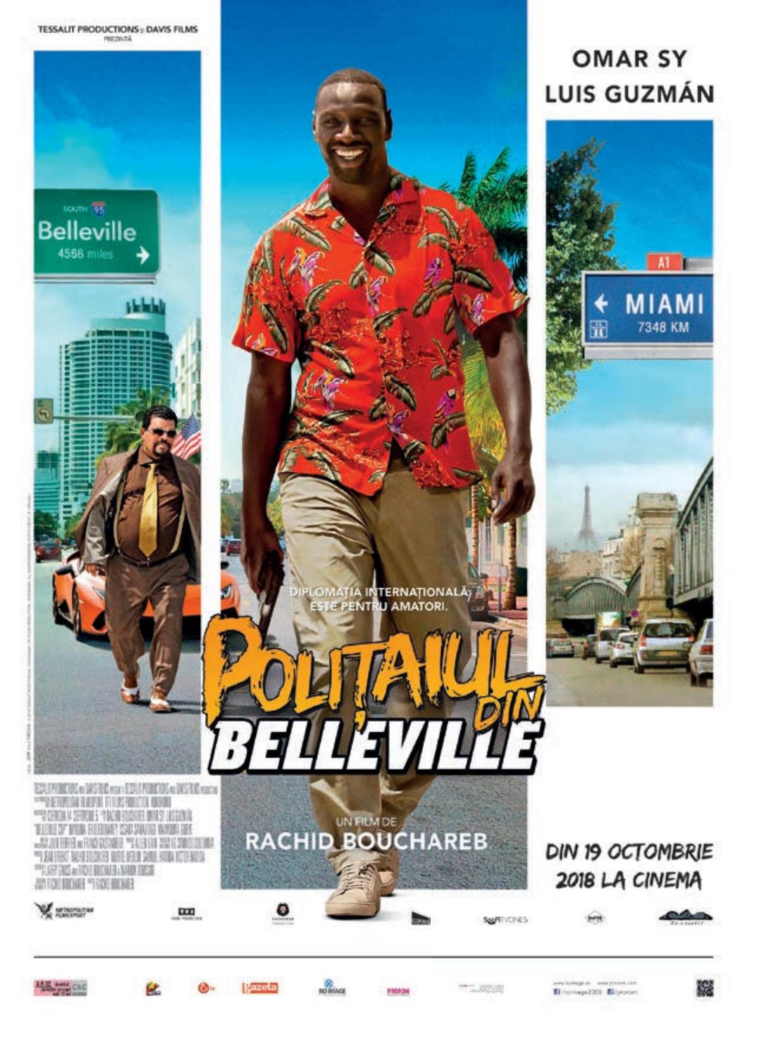 Luis Guzmán and Omar Sy in Belleville Cop (2018)