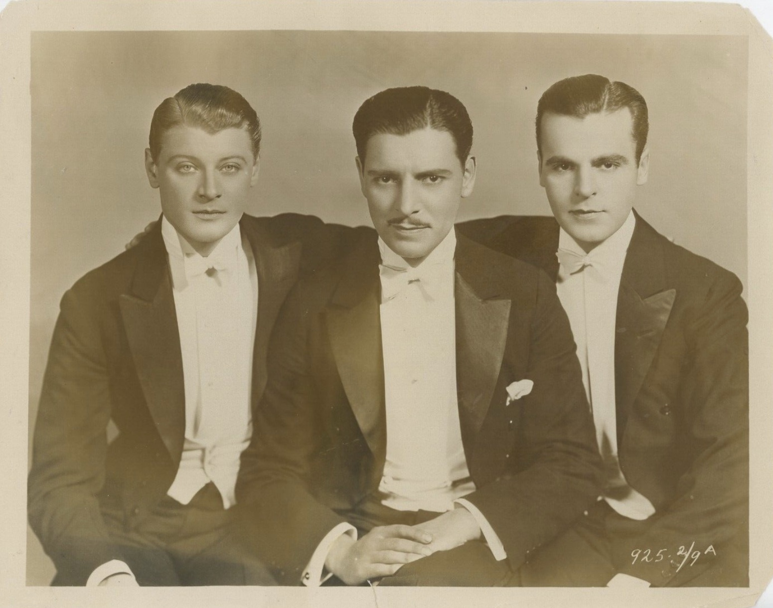 Ronald Colman, Ralph Forbes, and Neil Hamilton in Beau Geste (1926)