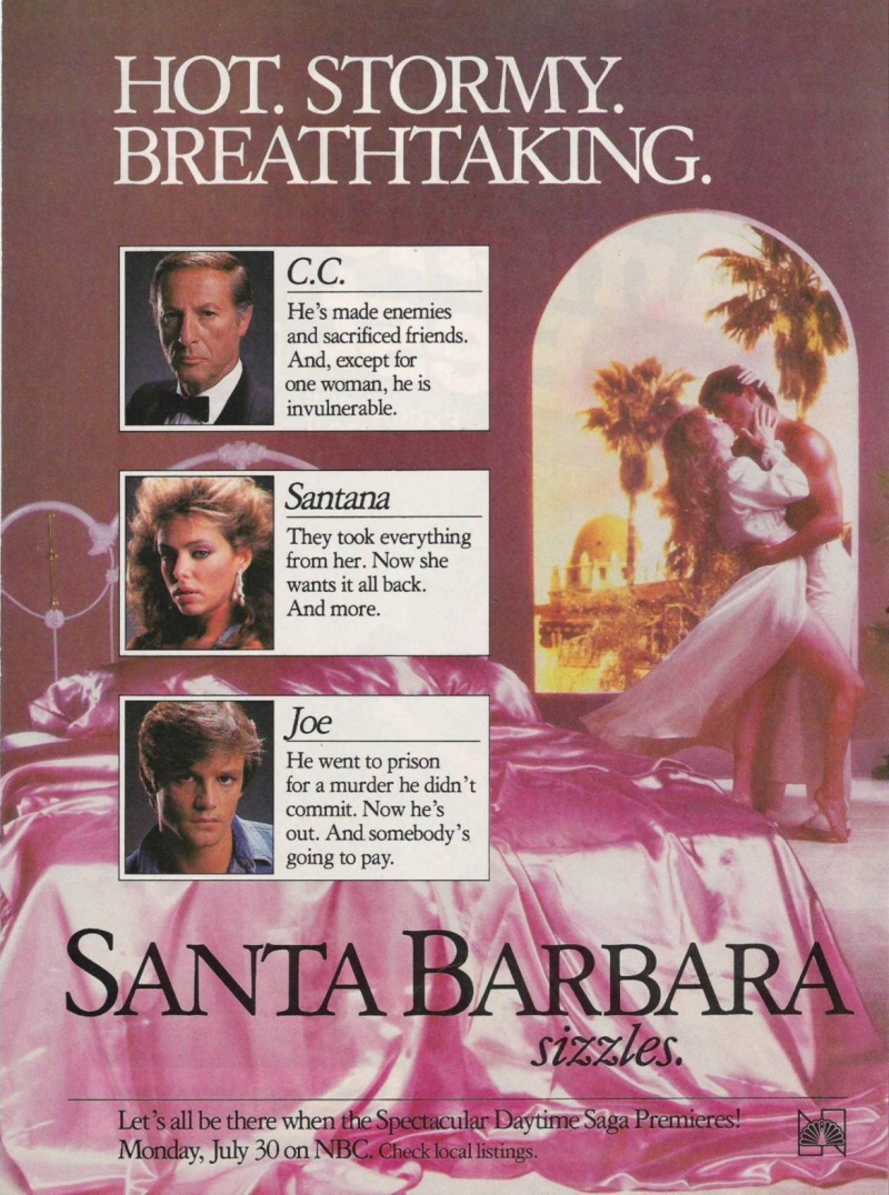 Ava Lazar and Dane Witherspoon in Santa Barbara (1984)