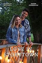 Beverley Mitchell and Jason Frederick in Love in Storytown