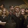 Alfred Enoch, Rupert Grint, Matthew Lewis, Devon Murray, Emma Watson, Georgina Leonidas, Afshan Azad, Shefali Chowdhury, Jessie Cave, and Isabella Laughland in Harry Potter and the Half-Blood Prince (2009)