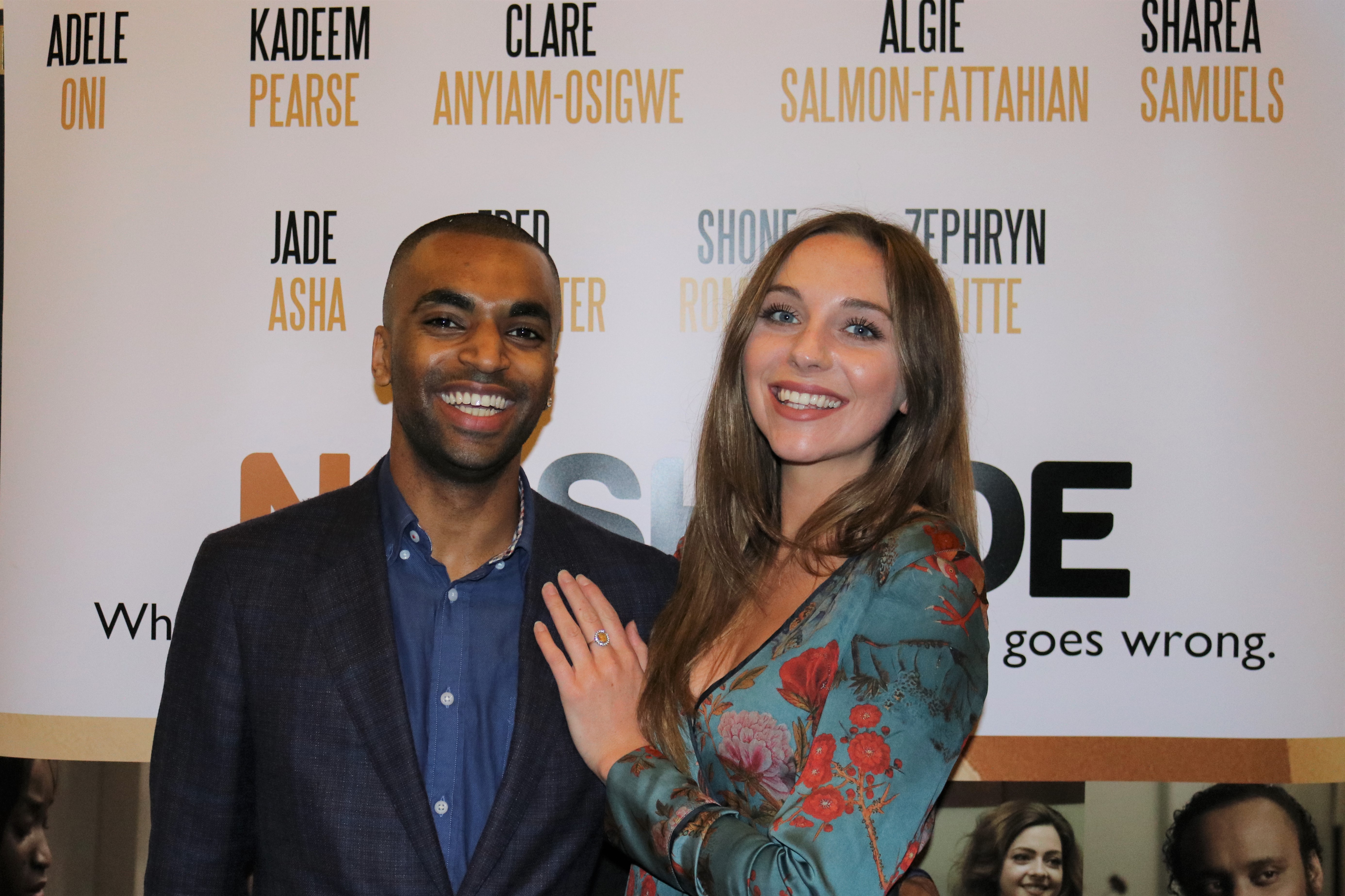 JD Hunt & Rebecca Bellavia at the World Premiere of No Shade.