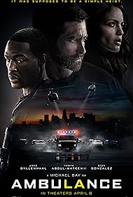 Jake Gyllenhaal, Eiza González, and Yahya Abdul-Mateen II in Ambulance (2022)