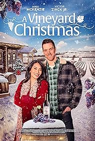 Nikki McKenzie and Victor Zinck Jr. in A Vineyard Christmas (2023)