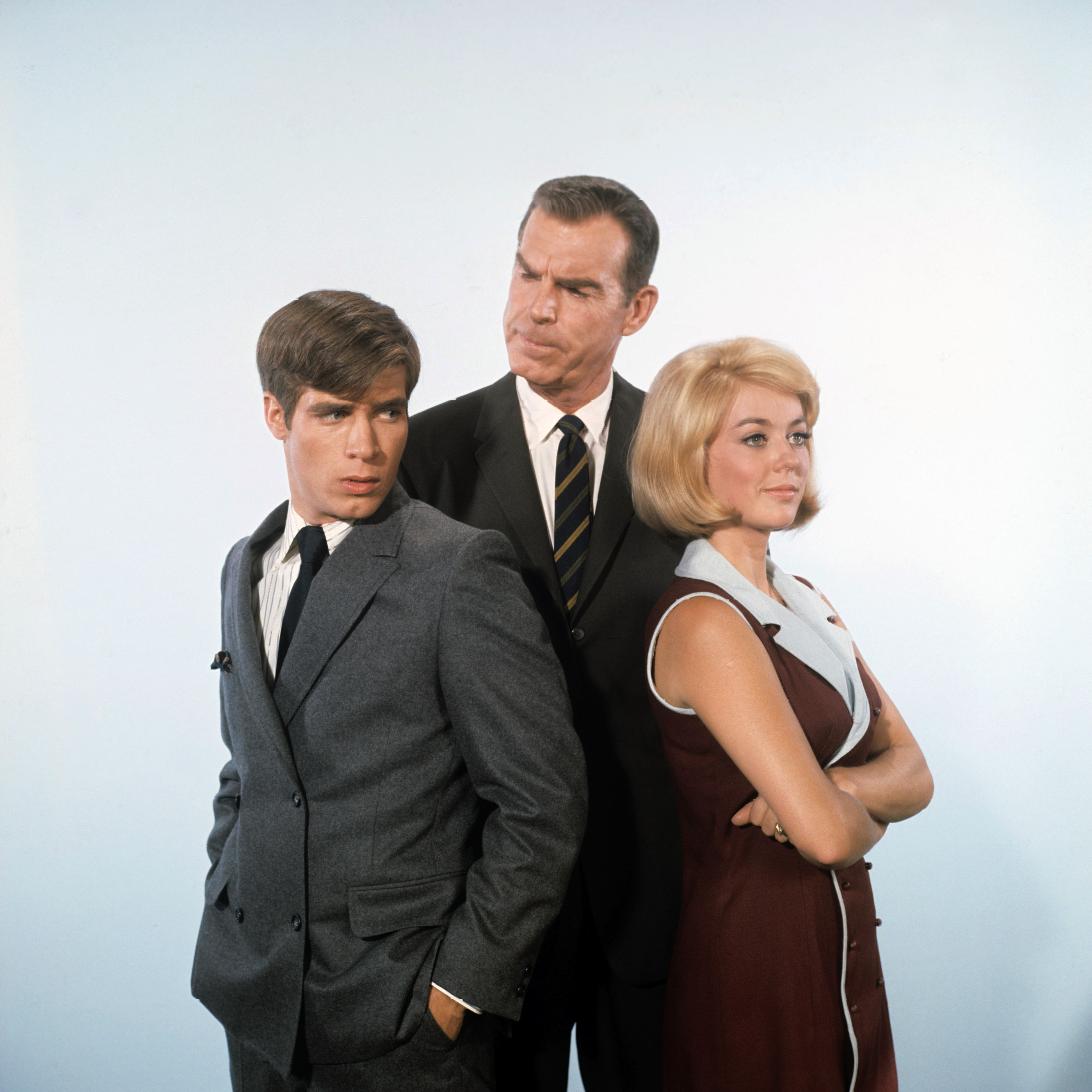 Tina Cole, Don Grady, and Fred MacMurray