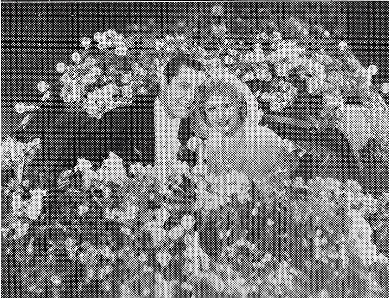 Michael Bartlett and June Knight in The Lilac Domino (1937)