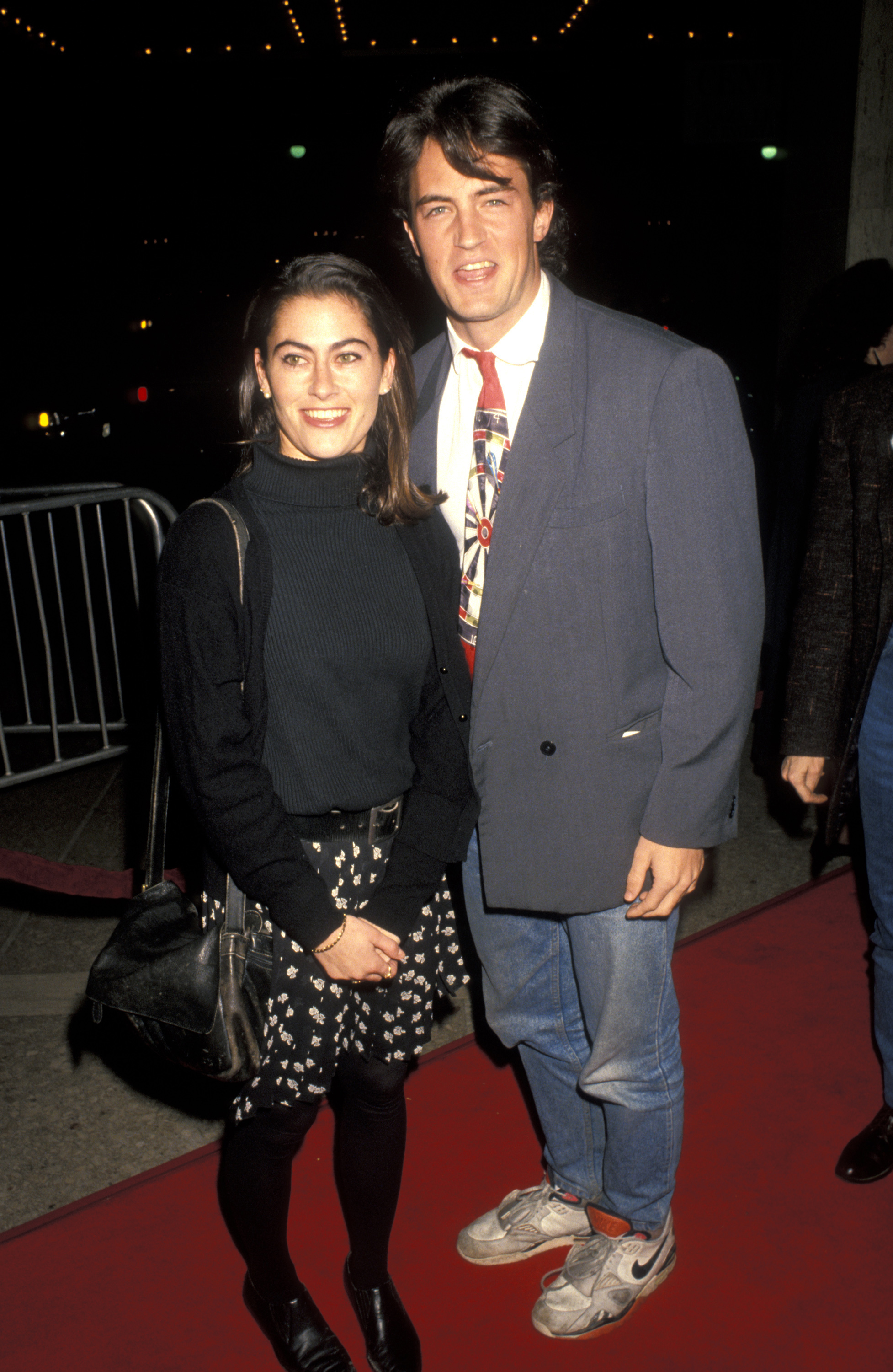 Matthew Perry and Roxana Zal at an event for Class Action (1991)