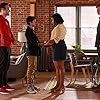 Mindy Kaling, Anders Holm, Andy Favreau, and Josie Totah in Champions (2018)