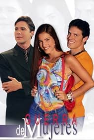 Gaby Espino, Jorge Reyes, and Adrián Delgado in Guerra de mujeres (2001)