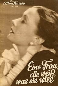 Lil Dagover in Eine Frau, die weiß, was sie will (1934)