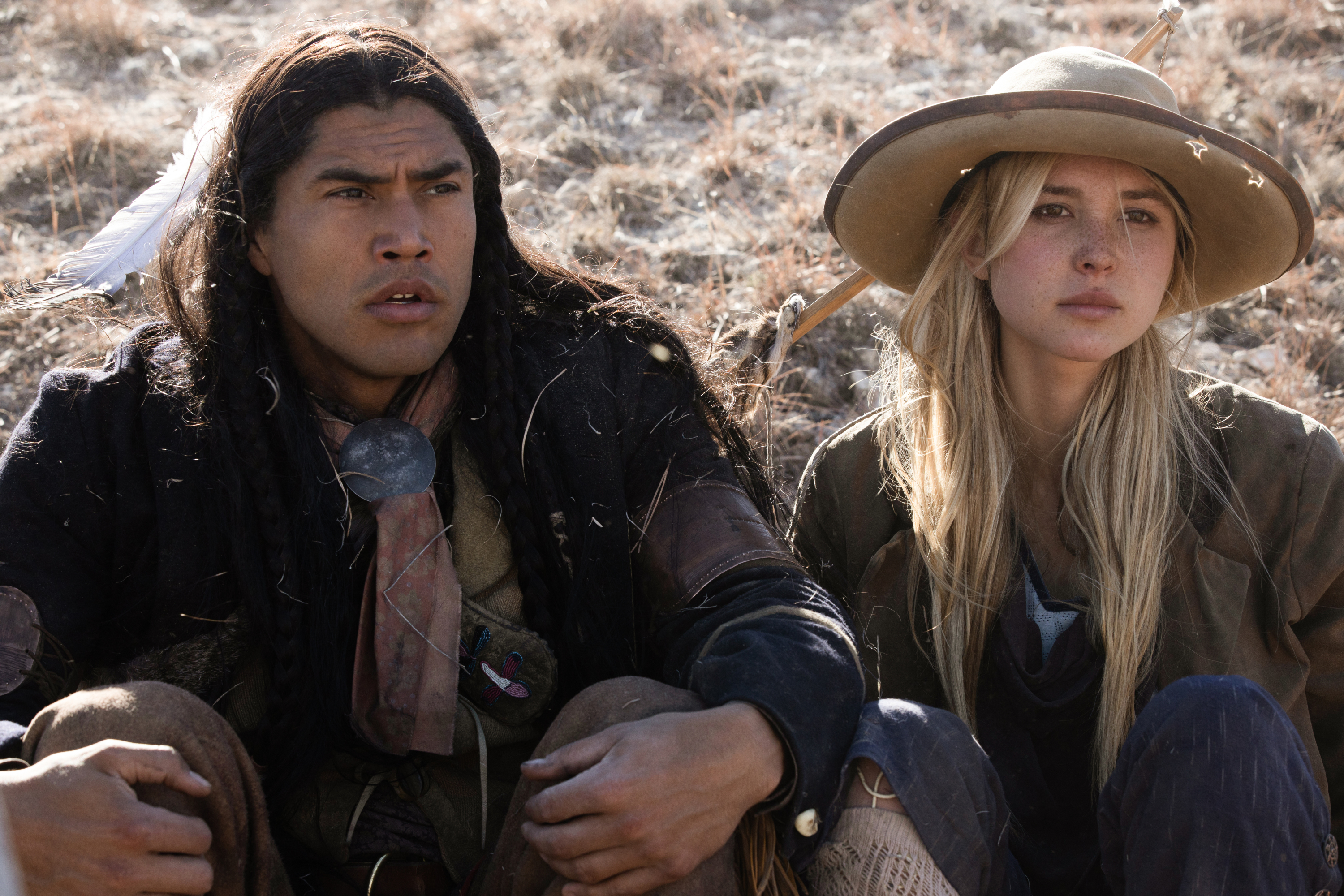 Martin Sensmeier and Isabel May in 1883 (2021)