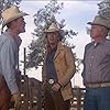 Noah Beery Jr., Edward Albert, and Ken Curtis in The Yellow Rose (1983)