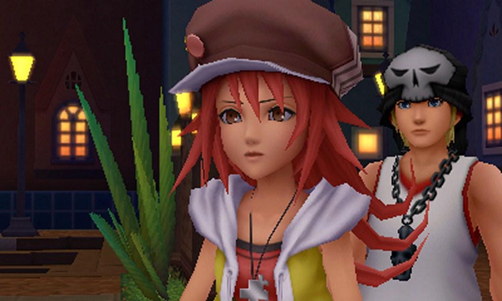 Heather Hogan and Crawford Wilson in Kingdom Hearts 3D: Dream Drop Distance (2012)