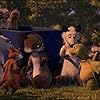 Bruce Willis, William Shatner, Catherine O'Hara, Steve Carell, Eugene Levy, Garry Shandling, Wanda Sykes, Avril Lavigne, Shane Baumel, Madison Davenport, and Sami Kirkpatrick in Over the Hedge (2006)