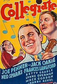 Frances Langford, Jack Oakie, and Joe Penner in Collegiate (1935)