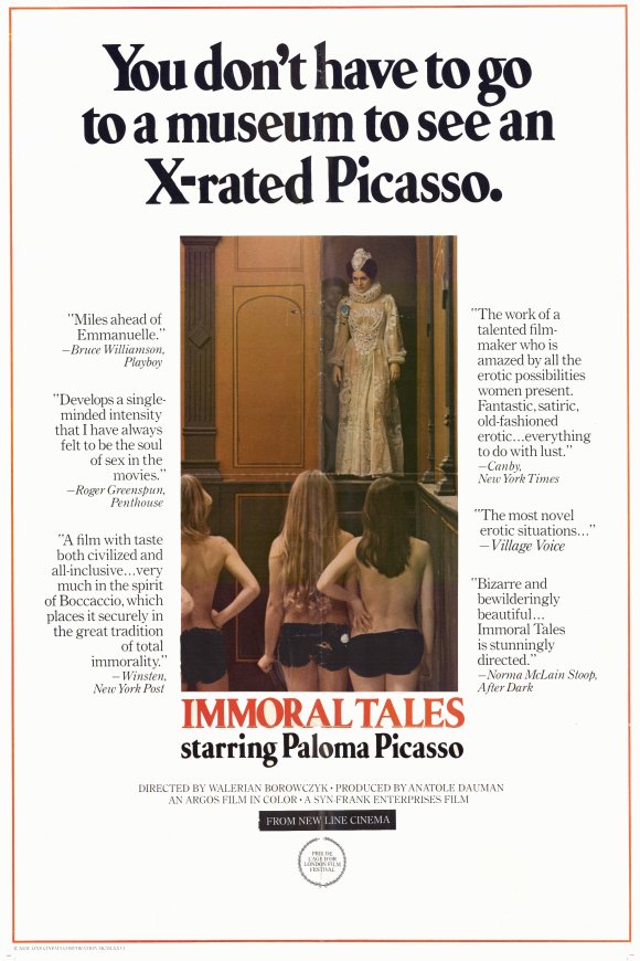 Paloma Picasso in Immoral Tales (1973)