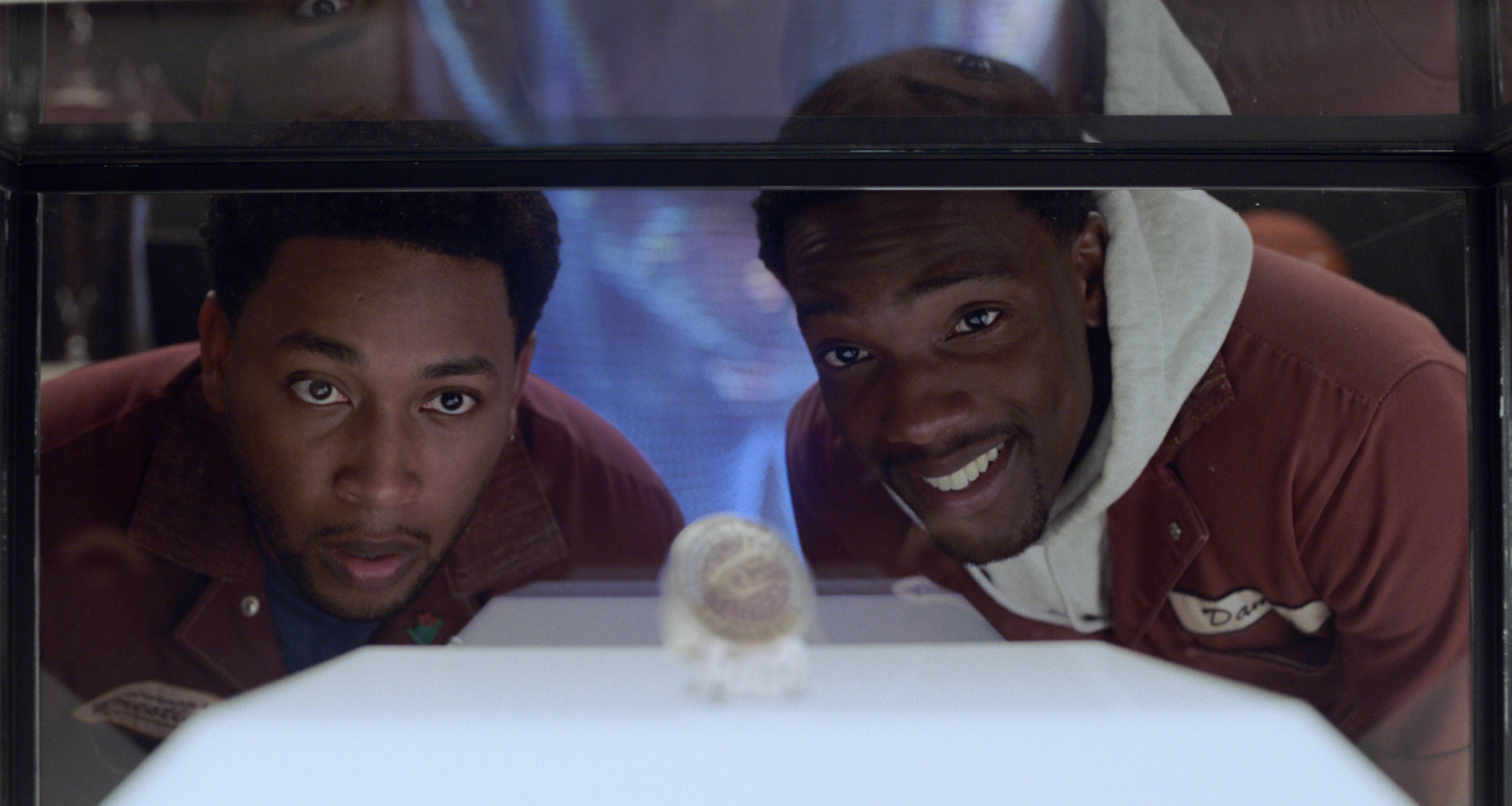 Jacob Latimore and Tosin Cole in House Party (2023)