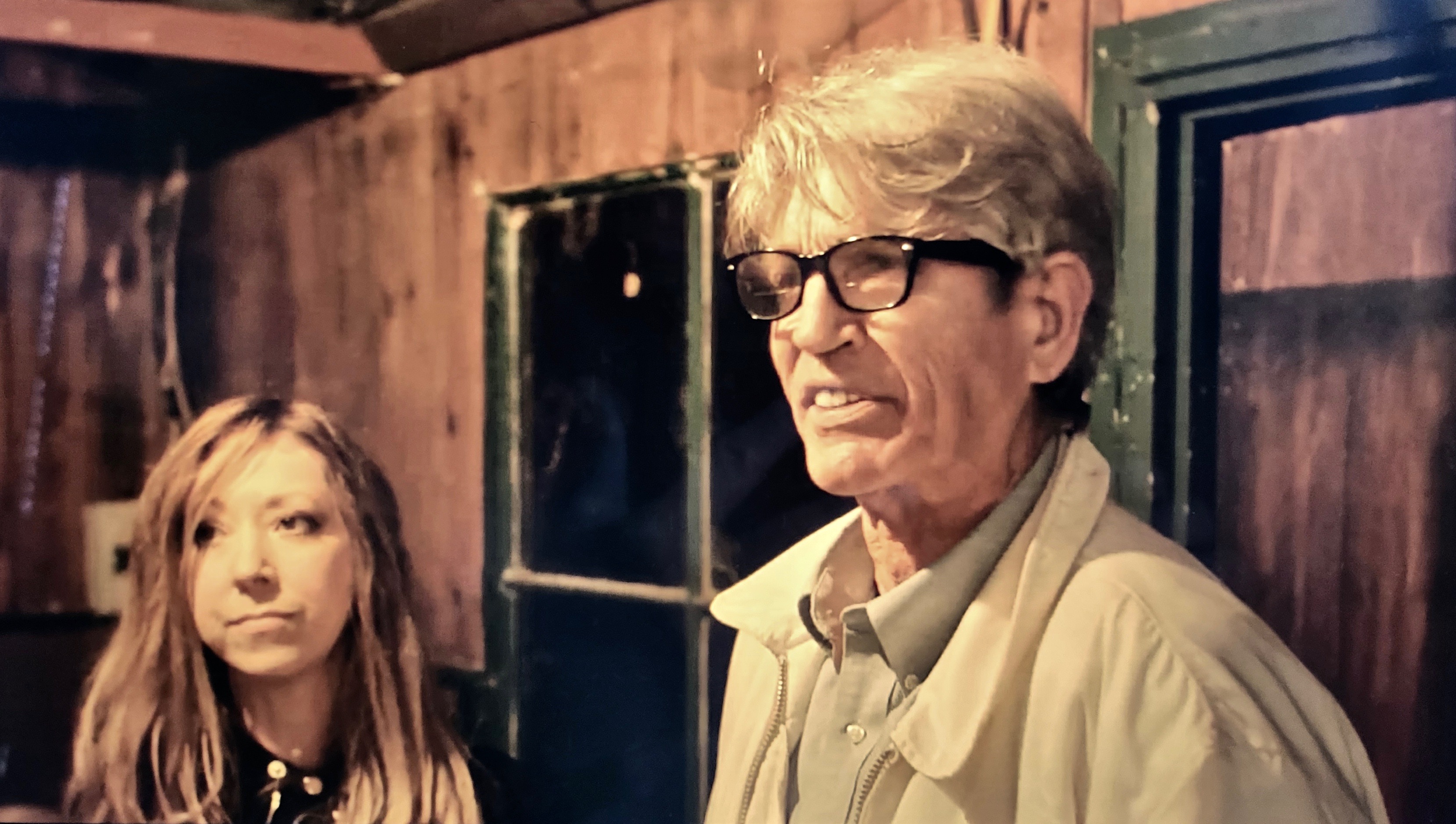 Eric Roberts and Elizabeth Noelle Japhet in Amityville Bigfoot (2024)