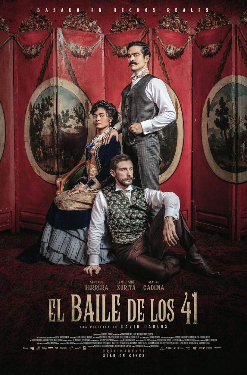 Alfonso Herrera, Emiliano Zurita, and Mabel Cadena in Dance of the 41 (2020)