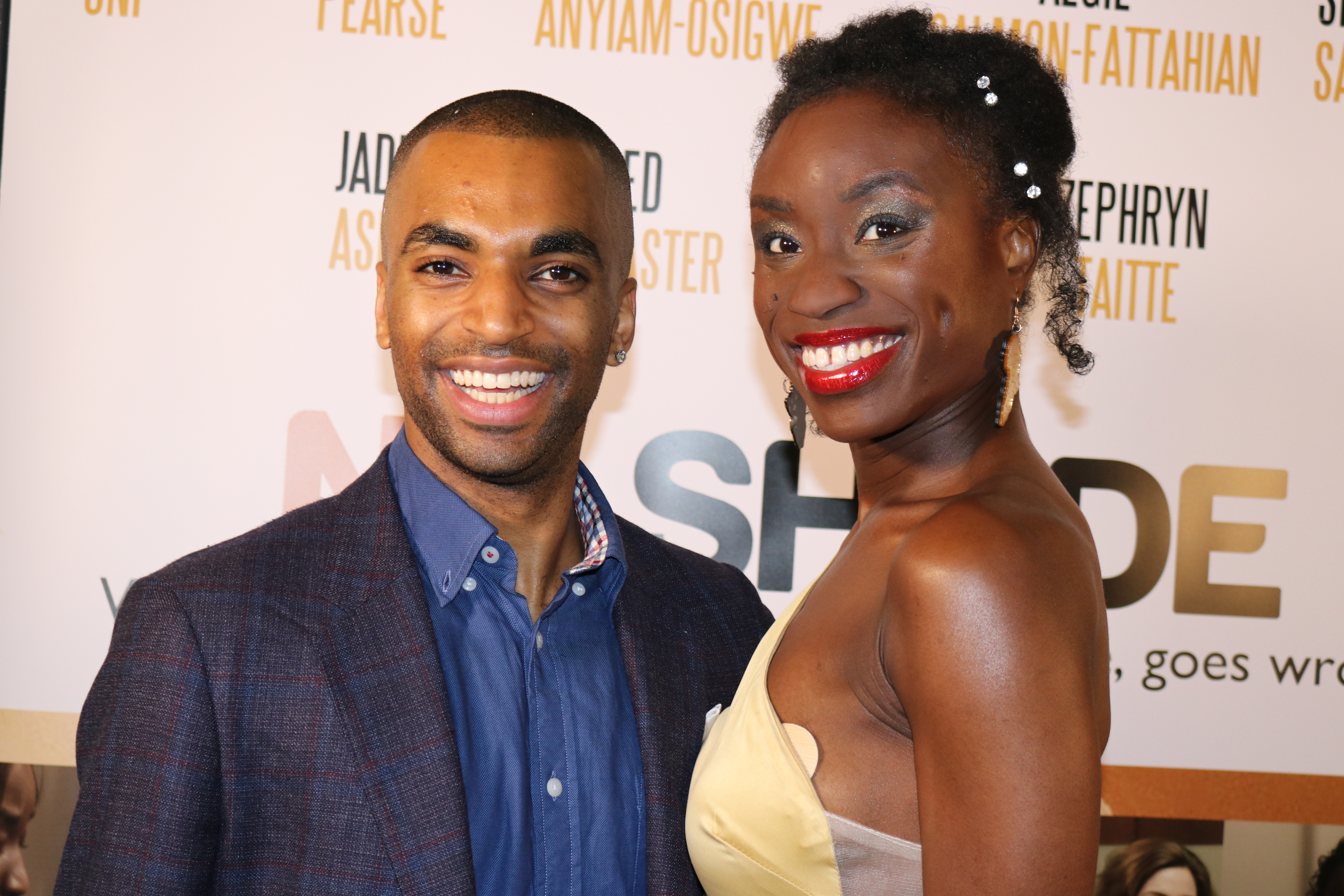 JD Hunt & Adele Oni at the World Premiere of No Shade.