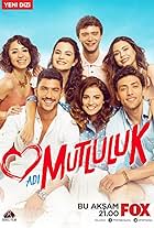 Kaan Yildirim, Dilara Aksüyek, Ceyhun Mengiroglu, Asli Bekiroglu, Zeynep Bastik, and Begüm Atak in Adi Mutluluk (2015)