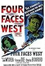 Charles Bickford, Joseph Calleia, Frances Dee, and Joel McCrea in Four Faces West (1948)