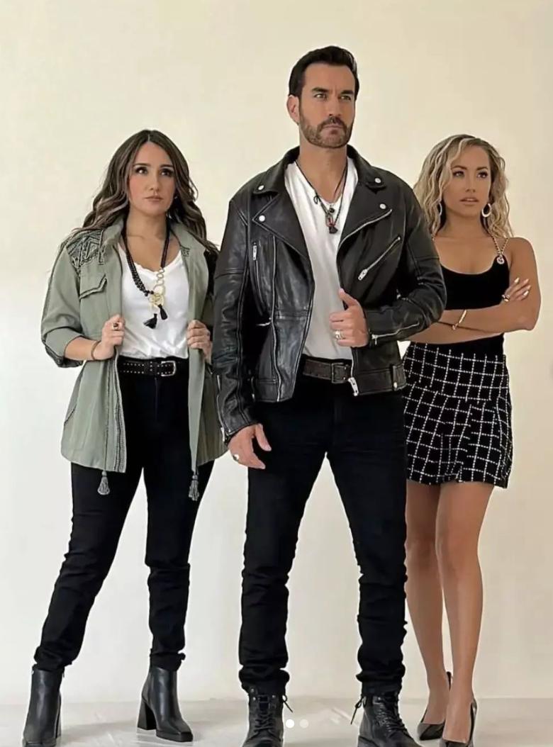 Dulce María, David Zepeda, and Jessica Díaz in Pienso en ti (2023)