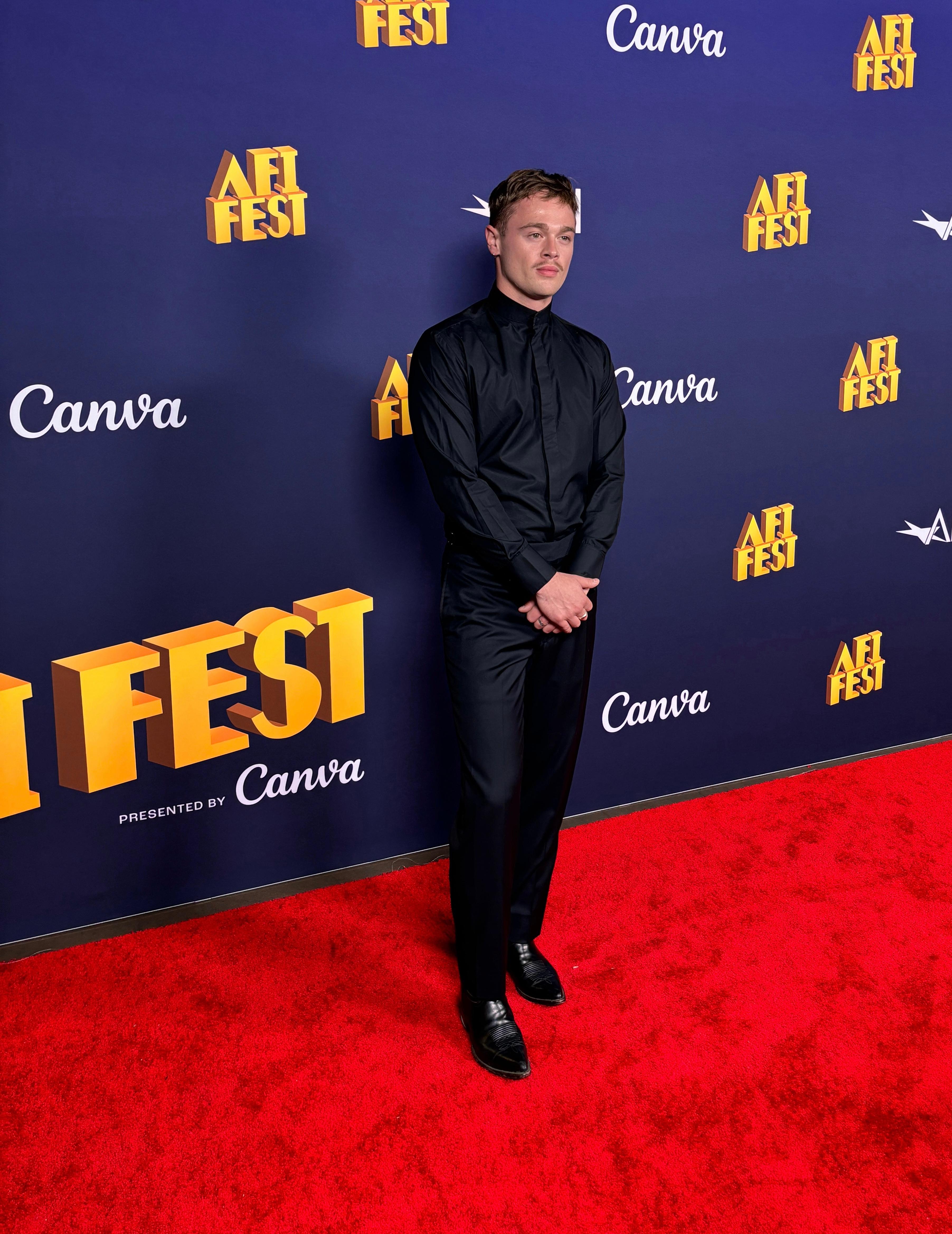 Noah Parker at the American Film Institute festival 2024